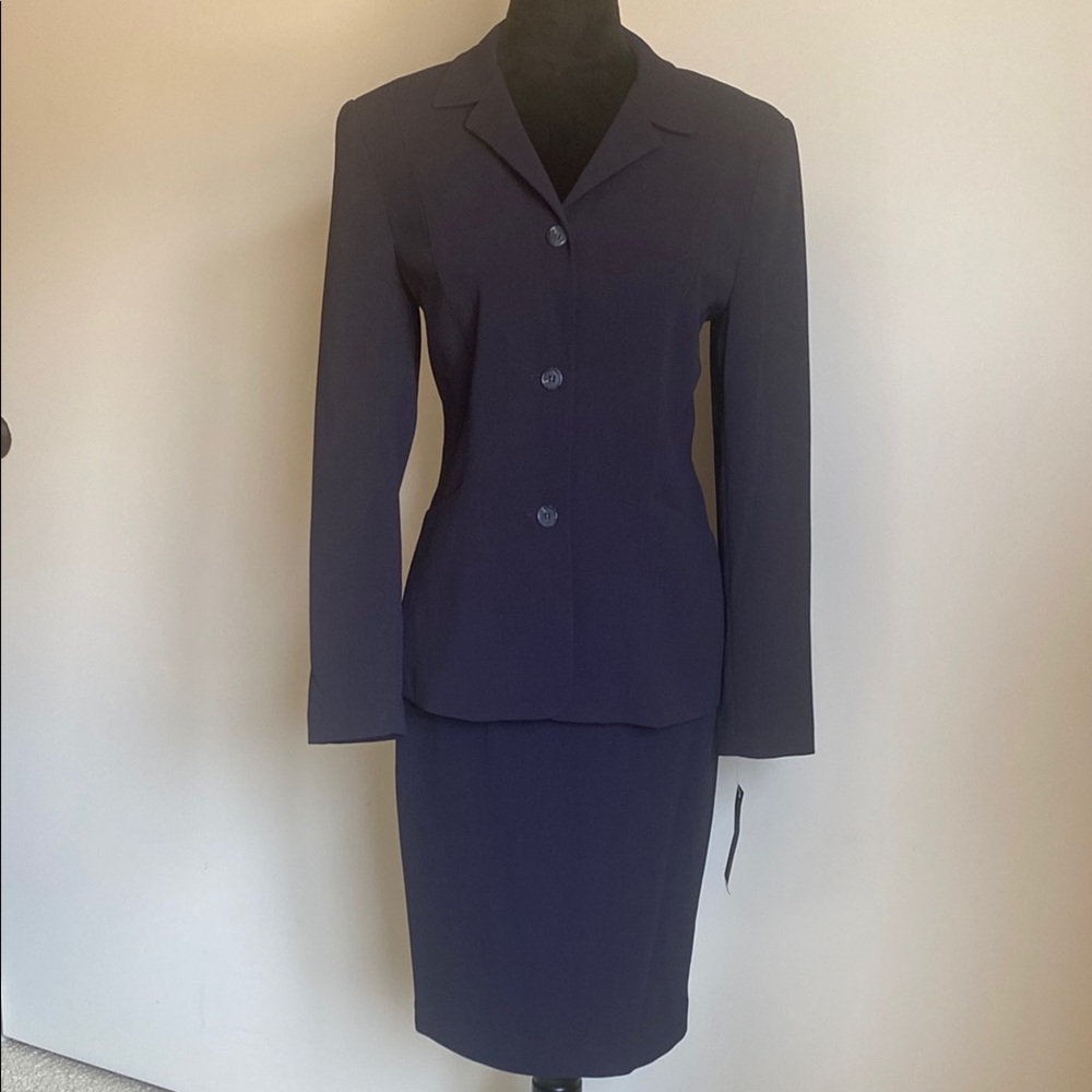 Donna Rae New York Eggplant Skirt Suit